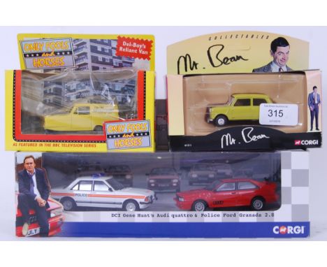 TV / FILM DIECAST: A collection of 3x TV / Film related diecast models, comprising of; Lledo Only Fools & Horses Reliant Rega