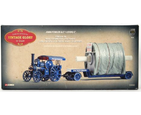 CORGI VINTAGE GLORY OF STEAM; A Corgi limited edition diecast model set Vintage Glory Of Steam 80102 John Fowler & Co, Leeds.