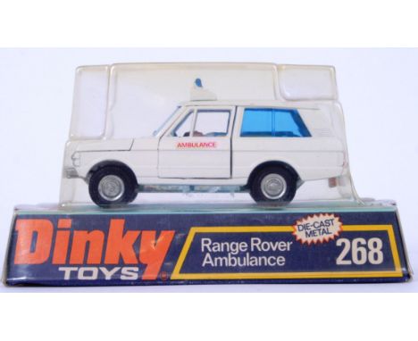 DINKY: An original vintage Dinky Toys diecast model 268 Range Rover Ambulance. Mint+ condition model, in a mint box. Still se