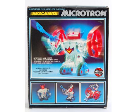 AIRFIX MICRONAUTS: An original vintage Airfix made Micronauts action figure / playset ' Microtron ,' Within the original box.