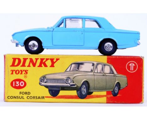 DINKY: An original vintage Dinky Toys diecast model 130 Ford Consul Corsair. Very near mint model, within the original box. C