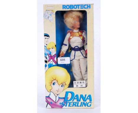 ROBOTECH: An original vintage rare Japanese Anime Robotech ' Dana Sterling ' boxed action figure / doll. Made by Harmony Gold