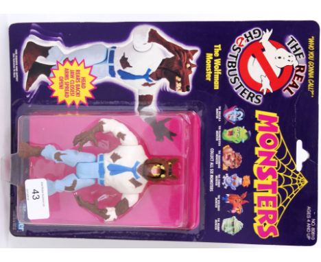THE REAL GHOSTBUSTERS: An original vintage 1980's Kenner made ' The Real Ghostbusters ' carded action figure ' Wolfman Monste
