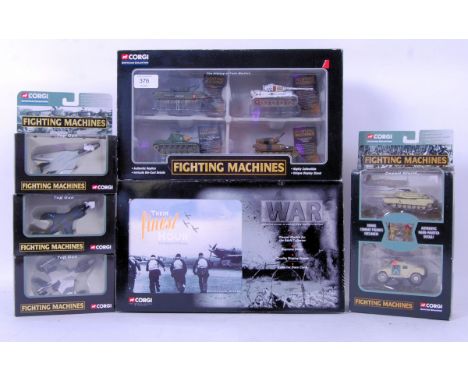 CORGI FIGHTING MACHINES: A collection of 6x vintage Corgi diecast model ' Fighting Machines ' series models; CSCW15002, CS900