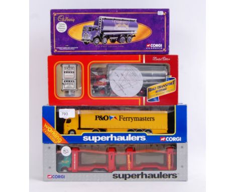 CORGI: A collection of 4x Corgi Hauliers boxed diecast models - 2x being Superhaulers, 1x Road Transport Heritage and Corgi C