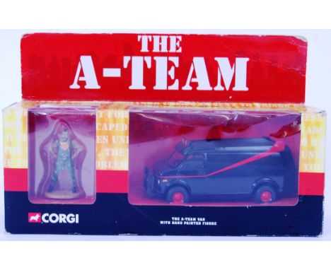 THE A TEAM: A Corgi boxed diecast model A Team van with Mr T scale figure. Within the original box, appears unused. CC87502. 