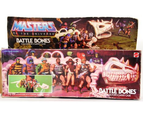 MASTERS OF THE UNIVERSE: An original vintage Mattel made Masters Of The Universe ' Battle Bones ' action figure carry vehicle