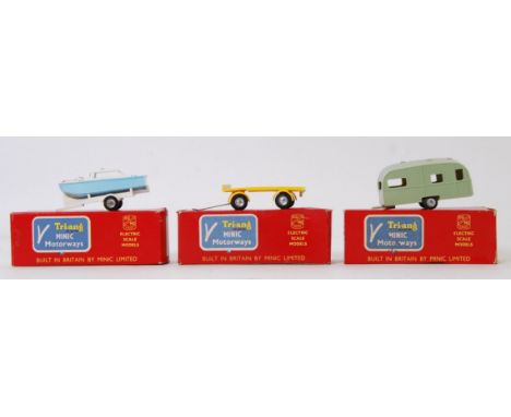 MINIC MOTORWAYS: A collection of 3x original vintage Triang Minic Motorways vehicles - all with original boxes to include M15