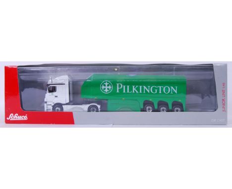 SCHUCO: An original Schuco precision diecast large 1:43 scale diecast model Pilkington Lorry - mint, within the original disp