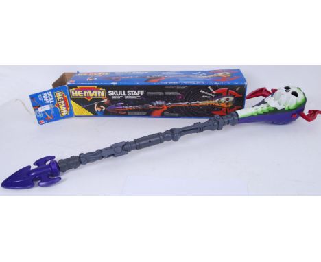 MASTERS OF THE UNIVERSE: An original vintage Mattel He-Man ' Masters Of The Universe ' Skull Staff playset staff. Within the 