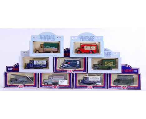 PERRY & CROFT DIECAST: A collection of Lledo diecast models, all relating to Jimmy Perry & David Croft (TV Writers) to includ