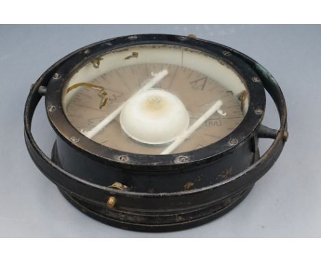 A Naval Captains Tell Tale Compass, 8" Sestrel Compass By W.H. Cowley. 