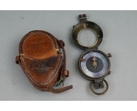 A British World War One Military Marching Compass By Short And Mason Ltd Of London, No.43326, Dated 1916 And Marked With The 