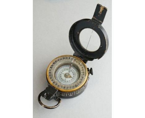 A British Military World War Two MkIII Marching Compass, Maker Marked For T.G. Co. Ltd, No.B195751, Dated For 1942 And Marked