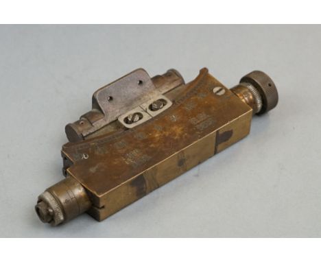 A World War Two Mk IV Clinometer Sight C. 3617-C COS.330G.A., Dated 1943 And Marked With The Broad Arrow. 