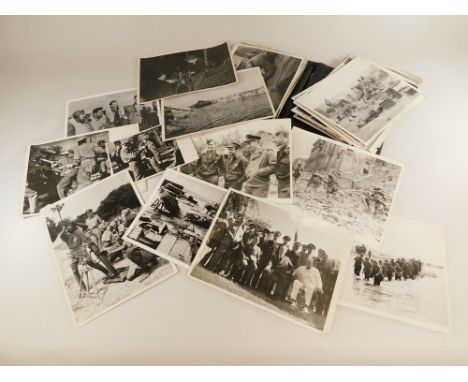 WWII PHOTOGRAPHS.A large quantity of original WWII photographic prints published by the Ministry of Information, US Army, the