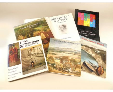 ART BOOKS ETC.Six various art books including Landscape in Britain 1850-1950, Art in Poole and Dorset by Peter Davies & The T