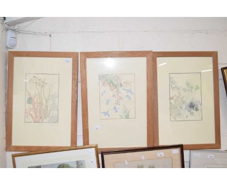 Anne Pugh (British, 20th century), 'Plant 1' and 'Plant 3', etchings with aquatint, numbered 139/150, signed and dated '80, 2