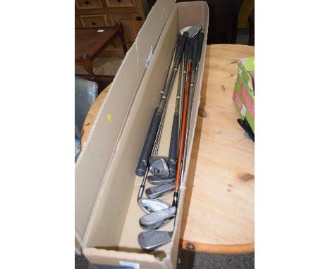 Mixed Lot: Golf clubs to include Cobra and others