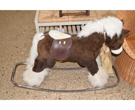 A retro rocking horse