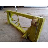 Euro8 to Quicke3 loader adapter. Stored near Norwich, Norfolk.