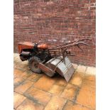 Howard rotavator. NOT KNOWN IF RUNNING/NOT TESTED Stored near Shadingfield, Suffolk.