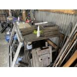 Metal Working Bench. Stored Clenchwarton, King's Lynn. No VAT on this lot.