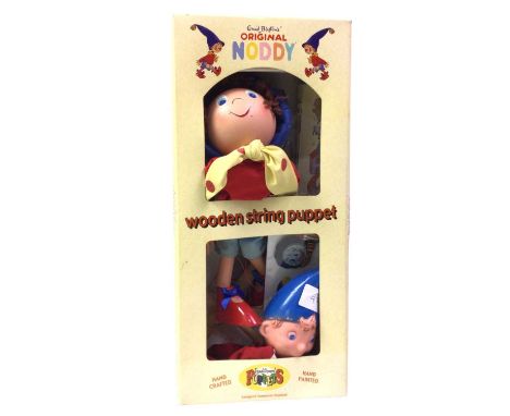 LONGPORT NODDY PUPPET, CIRCA 1990s in original unopened box, along with three Noddy, Big Ears and golly finger puppets and a 