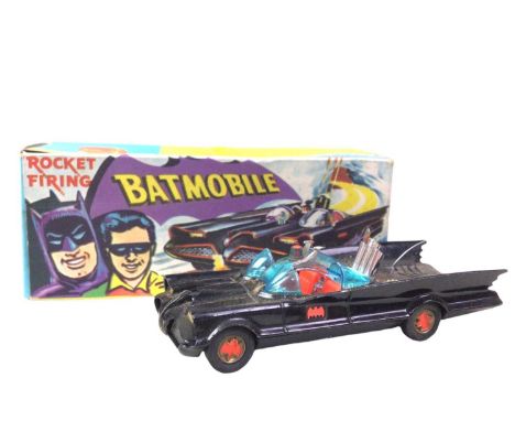 CORGI TOYS, 267 ROCKET FIRING BATMOBILE, in original boxbox 15.5 cm longModel lacking rockets.