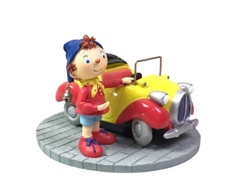 CERAMIC NODDY AND BIG EARS IN HIS CAR, along with eight resin Noddy groupstallest 10cmQty: 9