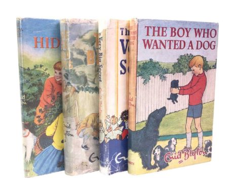 ENID BLYTON, LUTTERWORTH PRESS including four 1st Editions - The Hidey Hole, 1964, The Boy Who Wanted a Dog, 1973, The Very B