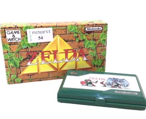 ZELDA MULTI SCREEN NINTENDO, MODEL NO. ZL-65 boxed with instructionsbox 16.5cm wide