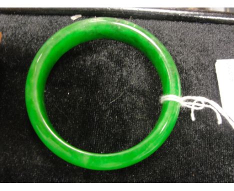 A 'D' Section' jade bangle
