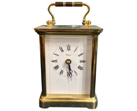 Carriage clock manufactured by Weiss
