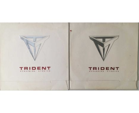 TRIDENT STUDIOS - 12" ACETATE RECORDINGS. Lovely bundle of 2 x scarce original Hi NRG Trident Studios 12" acetate recordings.