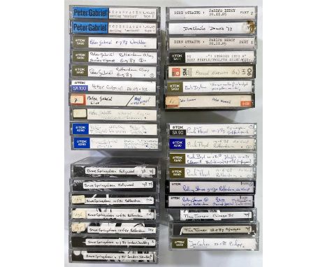 35 cassettes - all featuring live recordings made of concerts c 1977 - 1990 in the Netherlands. To include: Pink Floyd, Rolli