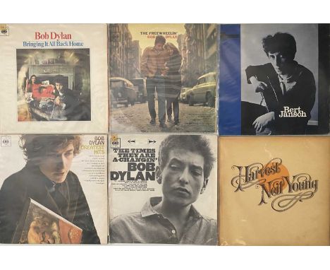 FOLK/ FOLK ROCK/ SINGER-SONGWRITER - LP COLLECTION. A magic selection of 43 folky LPs. Artists/ titles include Bert Jansch - 