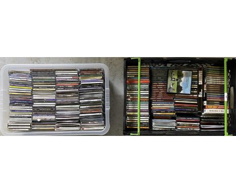 CD COLLECTION. A collection of around 240 x CDs. Artists including Van Morrison, Jackie Wilson, Talking Heads, Bee Gees, Paul