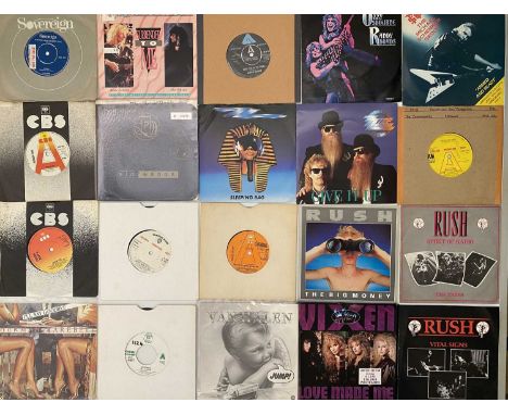 ROCK / METAL - 7" COLLECTION. Approx 300 x 7" singles, mostly rock / hard rock / metal. Will include some demos. Condition wi