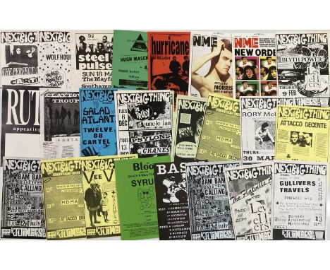 Approx 55 assorted posters (most 12 x 16" approx) for concerts on the south coast at venues such as The Joiners. Artists inc 