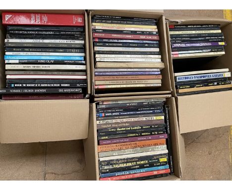 CLASSICAL BOX SETS. 4 boxes containing an excellent mix of around 72 x Box Sets on labels such as HMV, Decca, RCA, Phillips, 