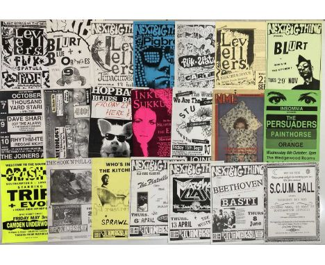 Approx 50+ assorted posters (most 12 x 16" approx) for concerts on the south coast at venues such as The Joiners. Artists inc