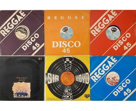 REGGAE LPS INC RARITIES ON ARIWA ETC.  29 x LPs, 1970s / 80s reggae title. To include: Macka B - Wet Look Crazy / Down in De 