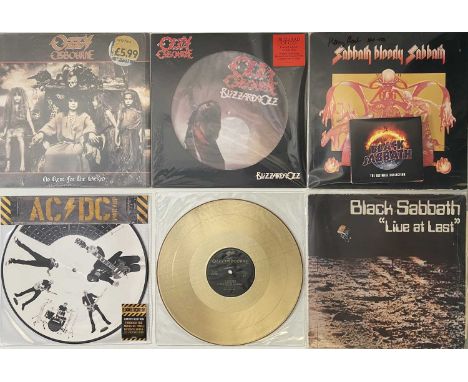 HEAVY ROCK &amp; METAL - LPs. A quality pack of 19 heavy rock/ metal LPs, includes a CD and a 7" shaped picture disc. Artists
