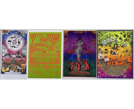 10 'reimagining' posters, classic designs by 'Osiris' reworked by Mentzel and other artists to include a 'Wolfgang's Vault' r