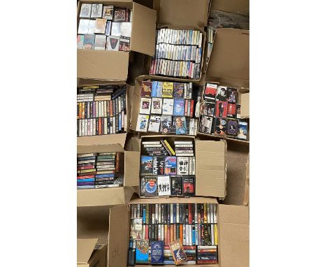 CASSETTE COLLECTION (CLASSIC ROCK/POP). Brill large collection of around 550 x cassettes loaded with classic albums! With off