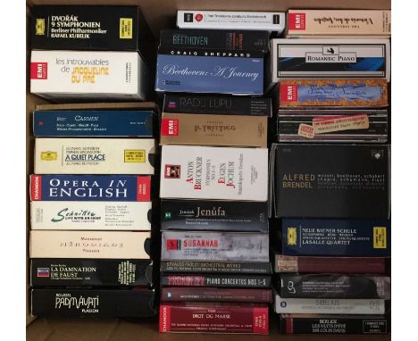 CLASSICAL - CD BOX SETS. Another extensive collection of around 53 classical CD box sets. Composers/ performers include Poule