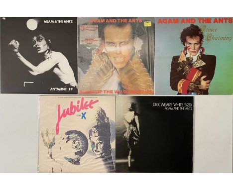 ADAM &amp; THE ANTS - LP / 7" COLLECTION. Super cool collection of 5 x LPs and 22 x 7" to include 4 x 7” Pic discs plus 10 x 