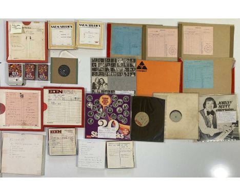 To include: two 7" 'Sarm Studios' master tapes inc The Troggs, Marmalade. A reel with Olympic Sound Studios labels dated 1968