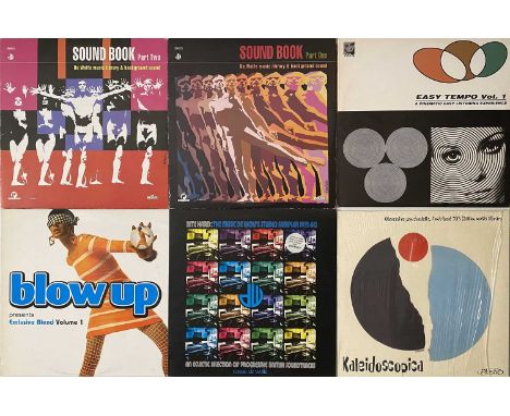 MODERN PRESS - LIBRARY LP COMPILATIONS. Another superb collection of 12 library LPs, mostly modern issued compilations. Title